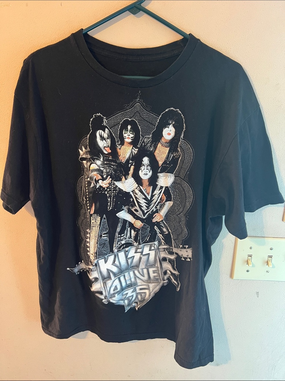 KISS ALIVE 35 LIVING LEGENDS TSHIRT BLACK SIZE XL